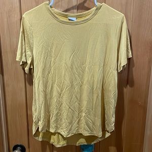 a new day Yellow Short Sleeve Shirt